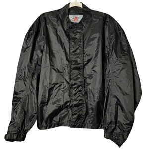 Joe Rocket Mens Black Motorcycle Jacket Detachable Windbreaker Liner XL